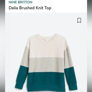 Stitch fix nine Britton fleece sweatshirt